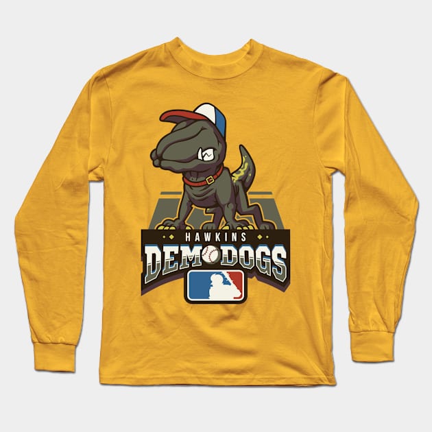 Hawkins Demodogs Long Sleeve T-Shirt by chocopants